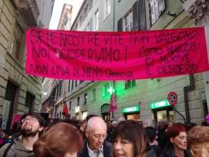 l'otto marzo corteo genova