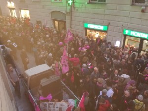 l'otto marzo corteo genova