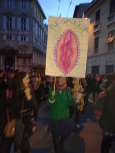 l'otto marzo corteo genova