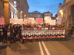 l'otto marzo corteo genova